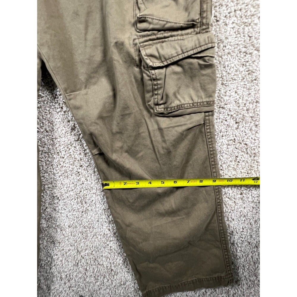 Vintage Y2K Mossimo Cargo Pants Mens 38x30 Khaki Gorpcore Grunge Wide Leg - Picture 4 of 9